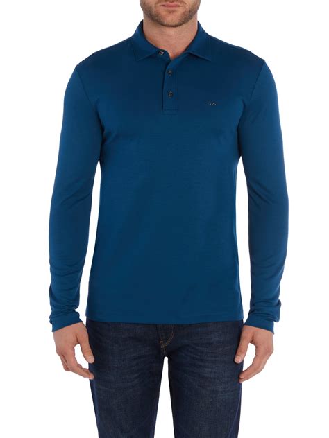 michael kors slim fit polo|Michael Kors shirts for men.